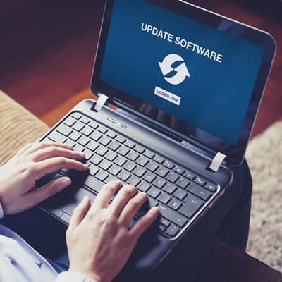 update the core software for your website